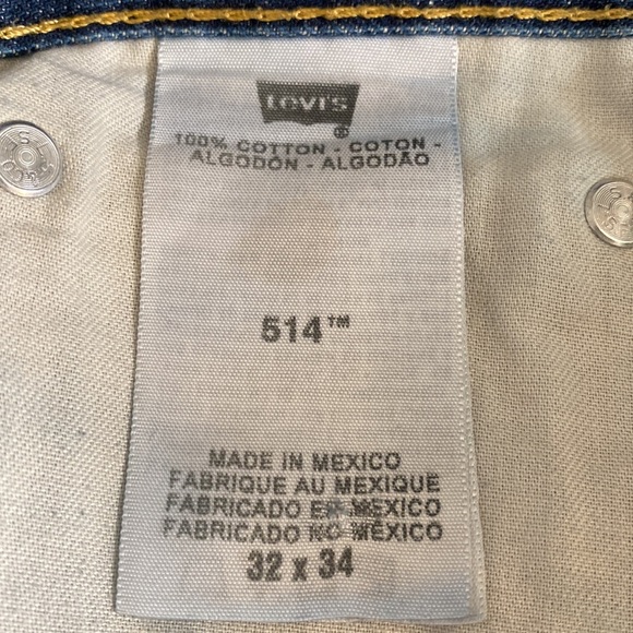 Levi’s Strauss 514 jeans. Size: 32 x 34. Medium blue. - Picture 14 of 15